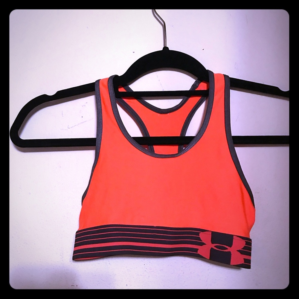 Under Armor Orange Sports Bra